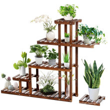 Garden Bamboo Plant Stand Rack Tier Potted Indoor&Outdoor Multiple Stand Holder Shelf Rack Planter Display for Patio Garden